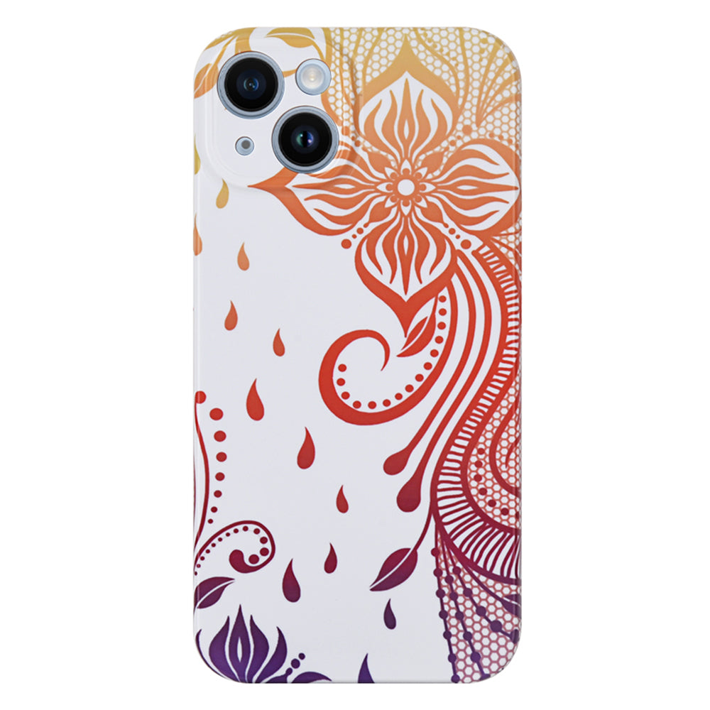 Til iPhone 13 mini 5,4 tommer papirskåret blomstermønster Mobiltelefoncover Hard PC Shockproof Back Cover Til iPhone 13 mini 5,4 tommer papirskåret blomstermønster Mobiltelefoncover Hard PC Shockproof Back Cover